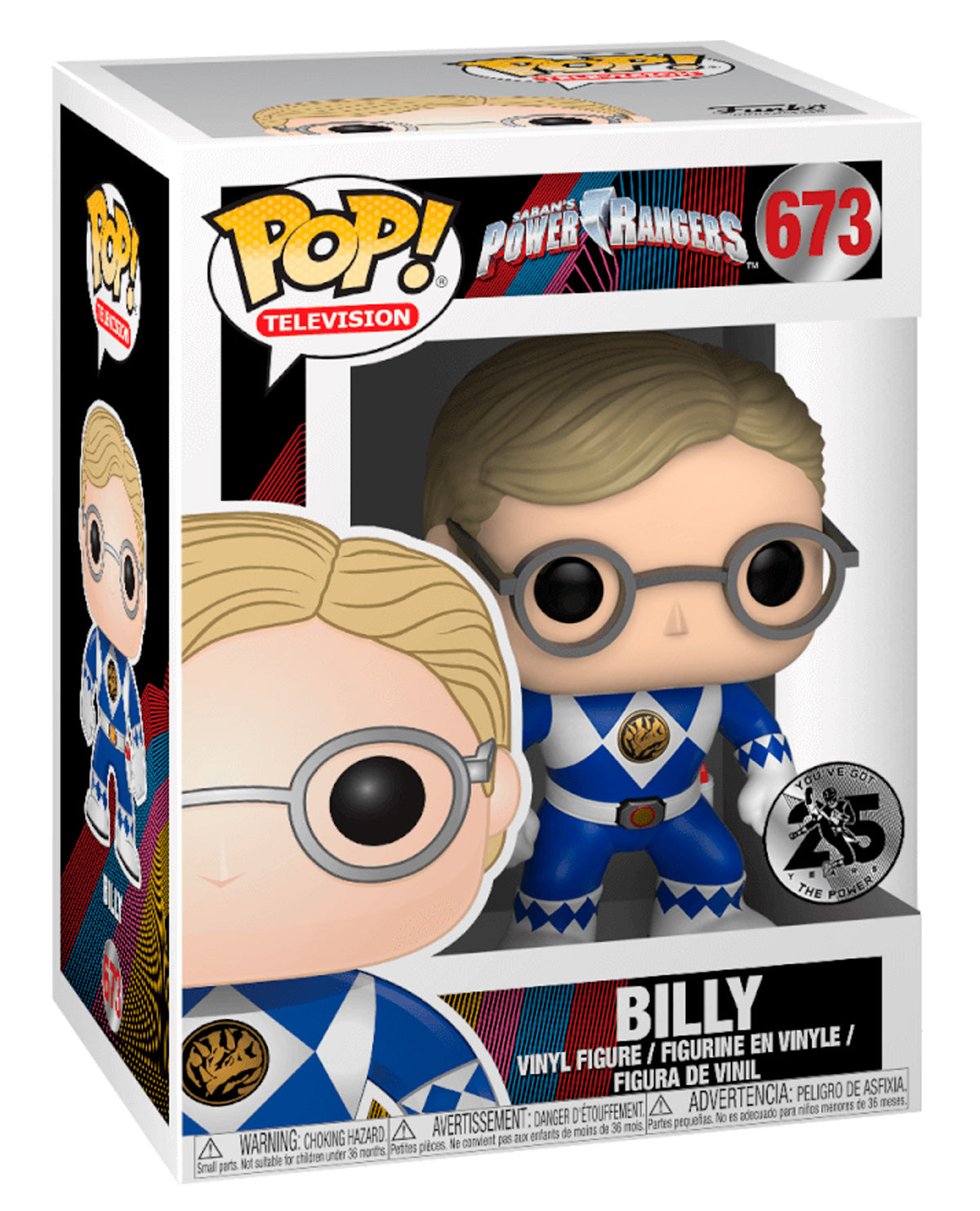 673.- POP! TELEVISION - BILLY (Blue Ranger)