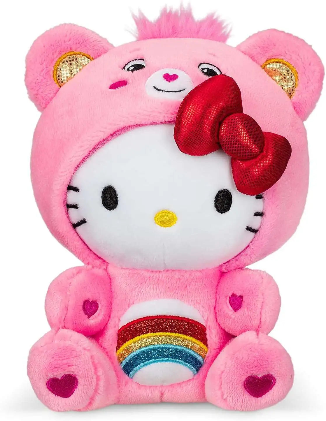 PLUSH - HELLO KITTY CHEER BEAR - HELLO KITTY & FRIENDS X CARE BEARS