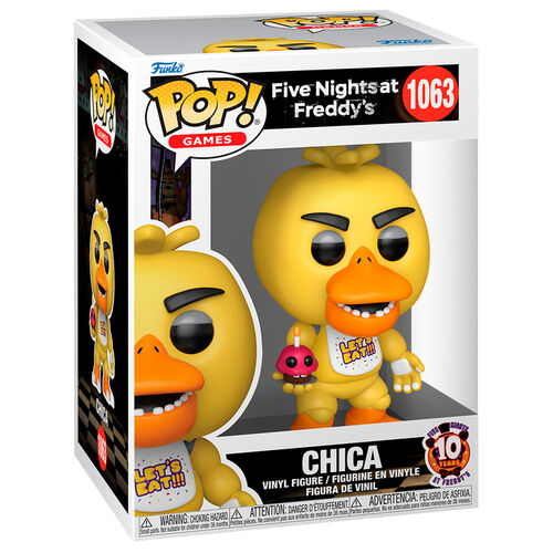 1063.- POP! GAMES - Chica Five Nights at Freddys 10th Anniversary