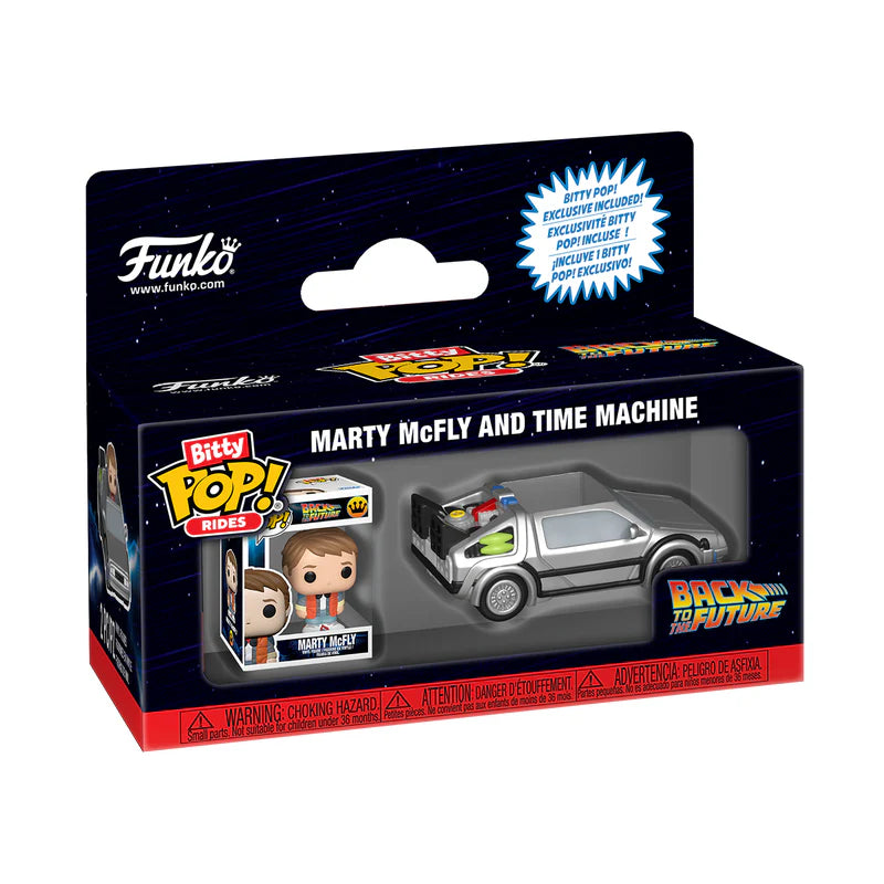 POP! BITTY - Marty McFly and Time Machine
