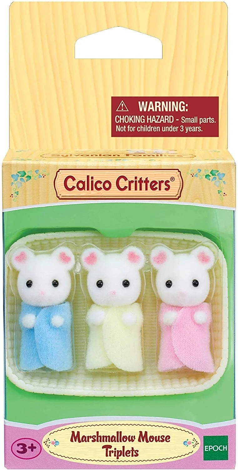 CF90592 - MARSHMALLOW MOUSE TRIPLES CALICO CRITTERS