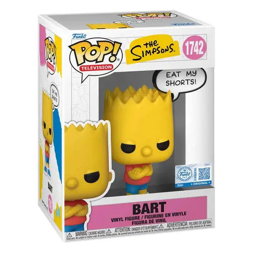 1742.- POP! TELEVISION - Bart with “Eat My Shorts” Speech Bubble (EXCL. TO SE)
