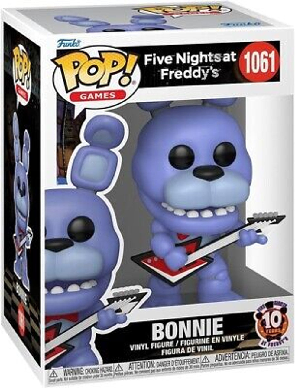 1061.- POP! GAMES - Bonnie Five Nights at Freddys 10th Anniversary