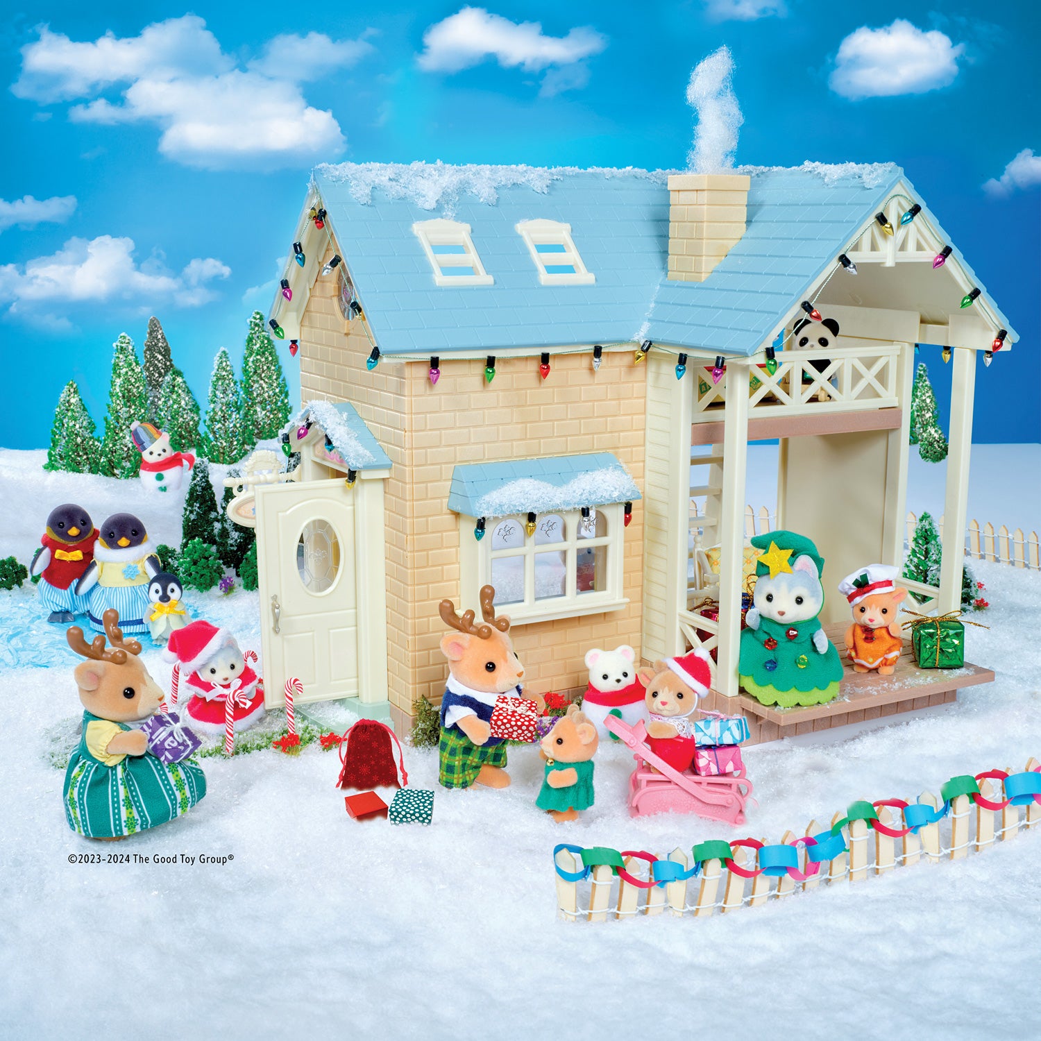 CC2081 - BL HAPPY CHRISTMAS FRIENDS CALICO CRITTERS