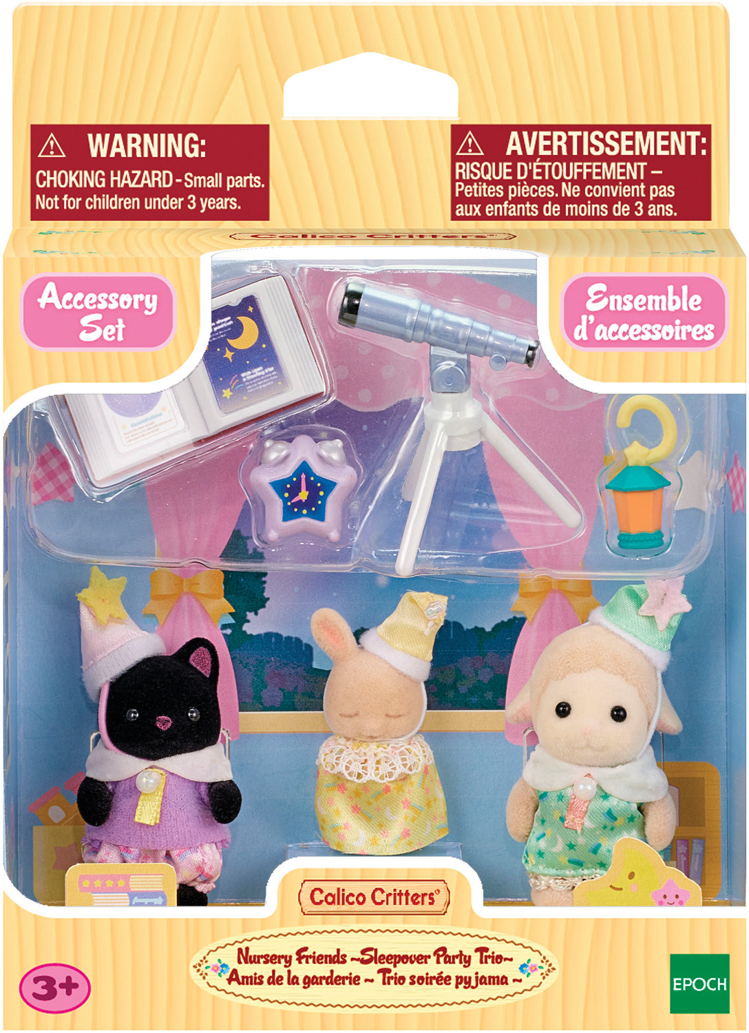 CC- BL NURSERY FRIENDS SLEEPOVER PARTY TRIO CALICO CRITTERS