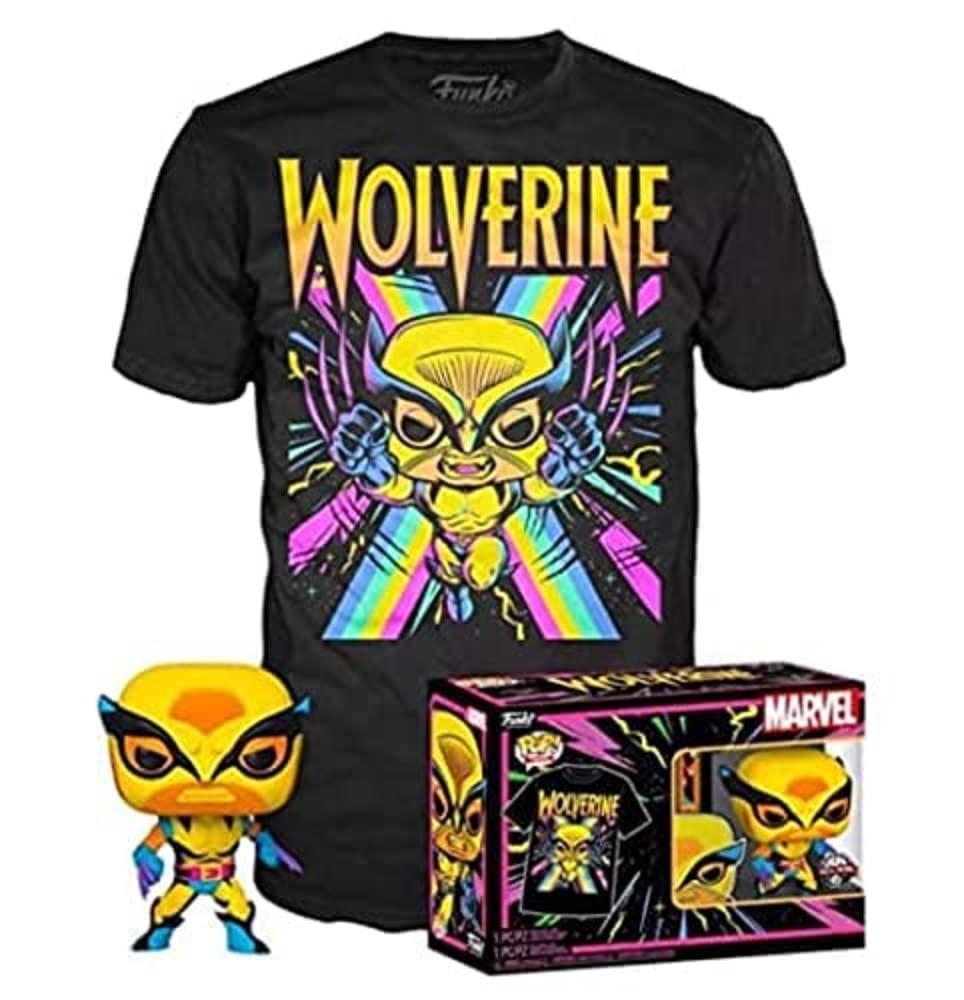 MARVEL - Playera W/Funko Wolverine Black Light T-CH