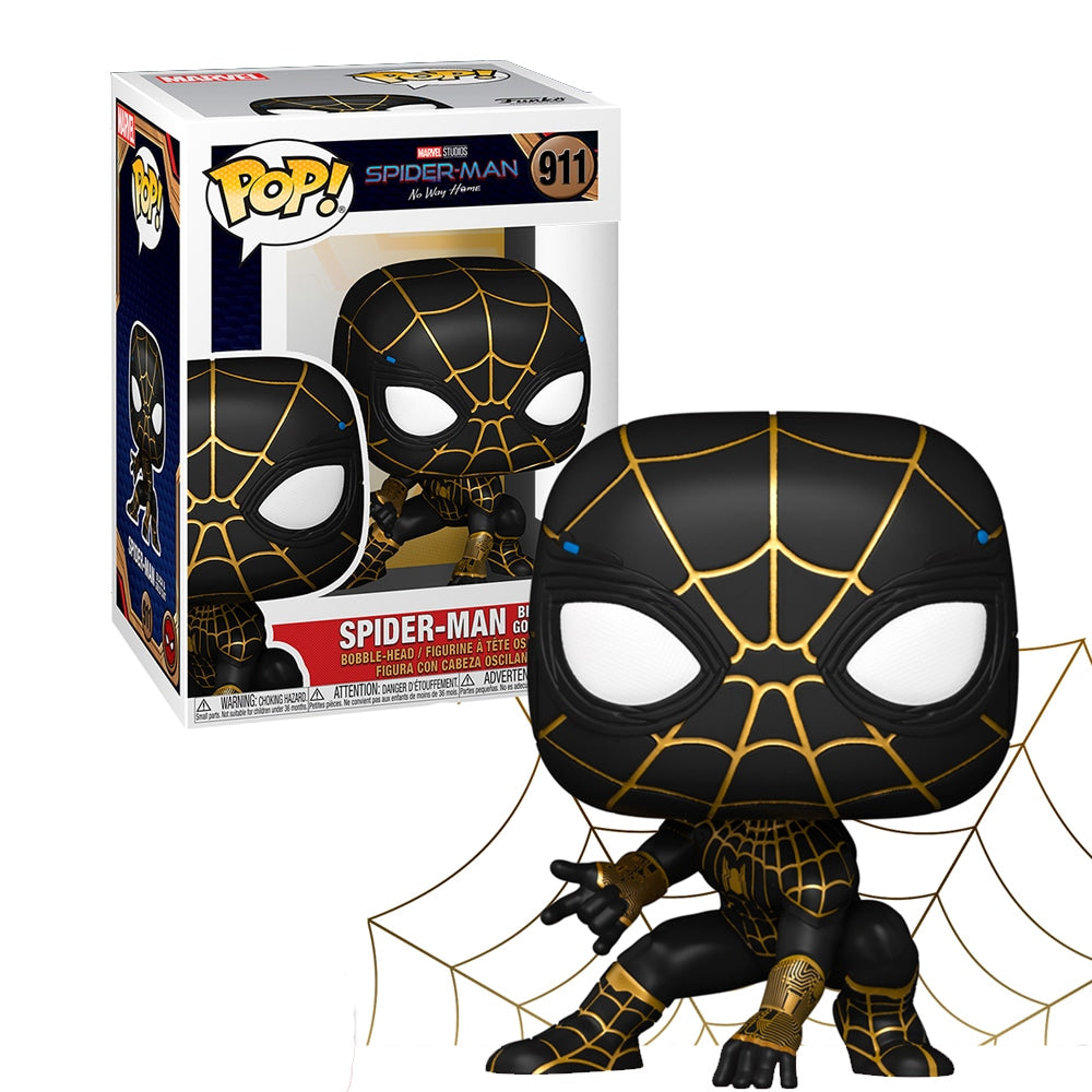 911.- POP! MARVEL - Spider-Man Black & Gold Suit