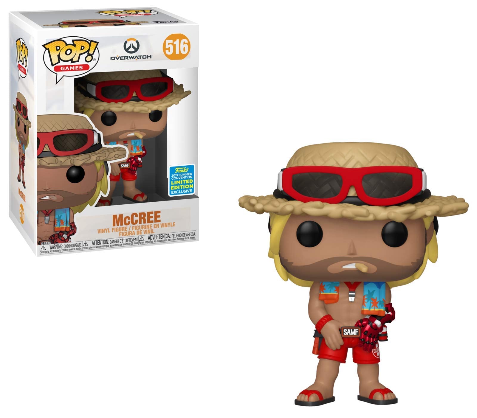 516.- POP! GAMES - McCree (Summer) (EXCL. TO SUMMER CONVENTION)