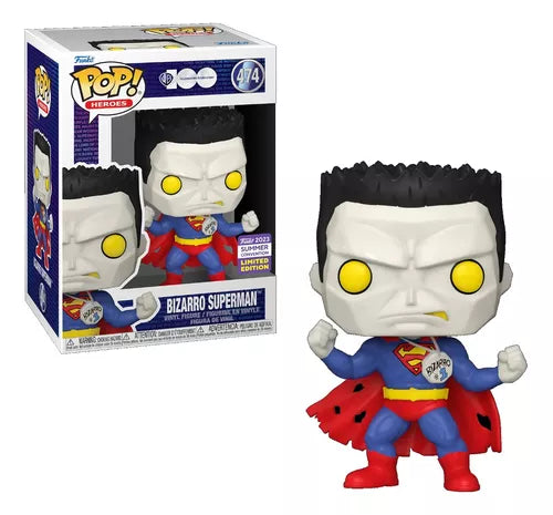 474.- POP! HEROES - Bizarro superman (EXCL. TO  SUMMER CONVENTION 2023)