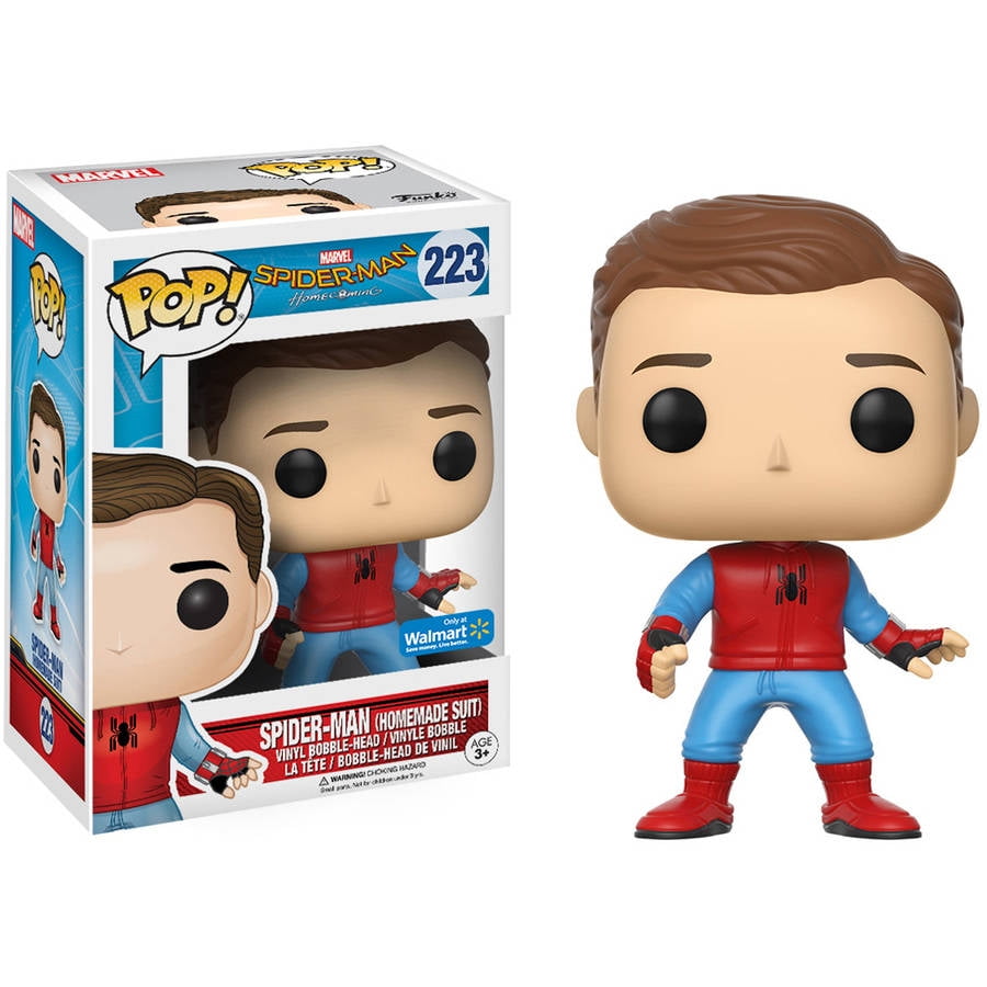 223.- POP! MARVEL - Spider-Man (Homemade Suit) (Unmasked) (EXCL. TO WALTMART)