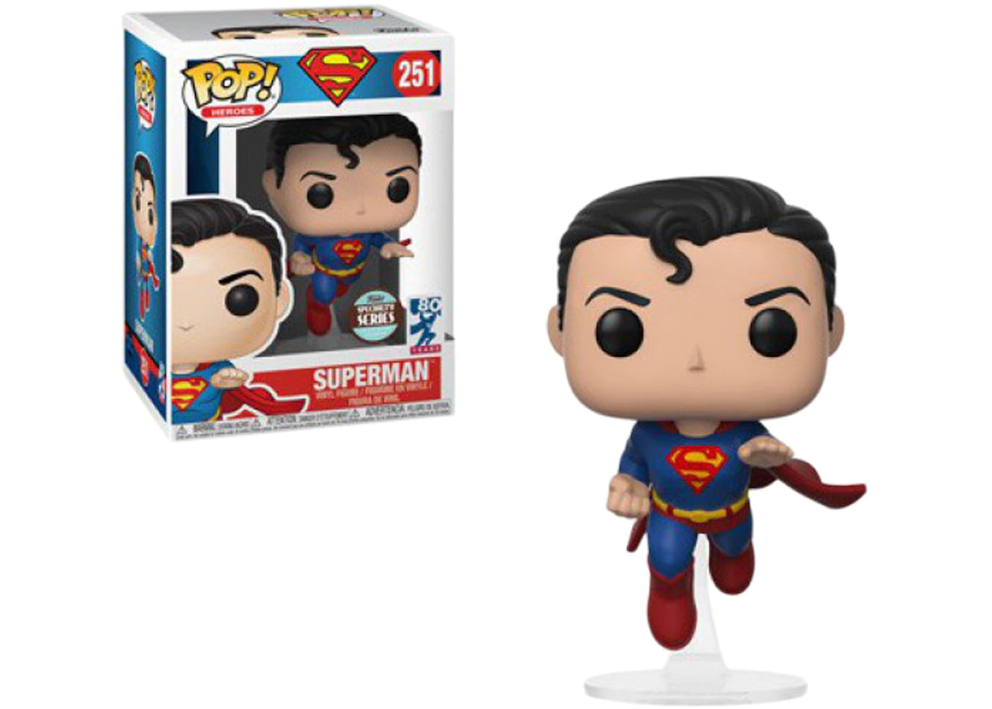 251.- POP! HEROES - Superman (Flying)  (80th Anniversary) (EXCL. TO SS)