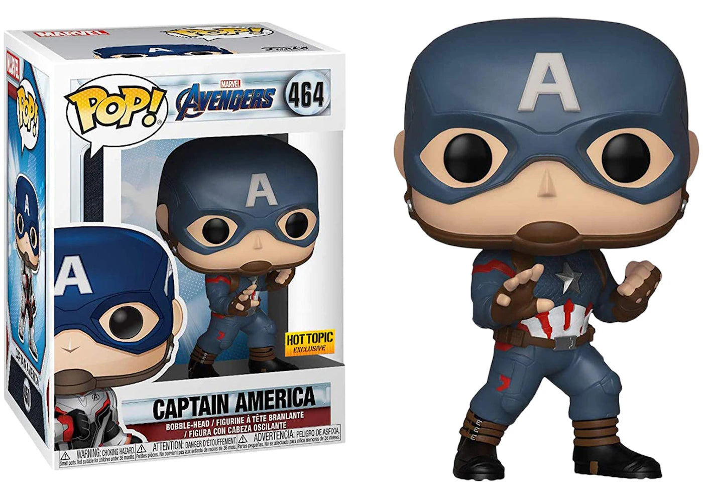 464.- POP! MARVEL - Captain America (EXCL. HOT TOPIC)