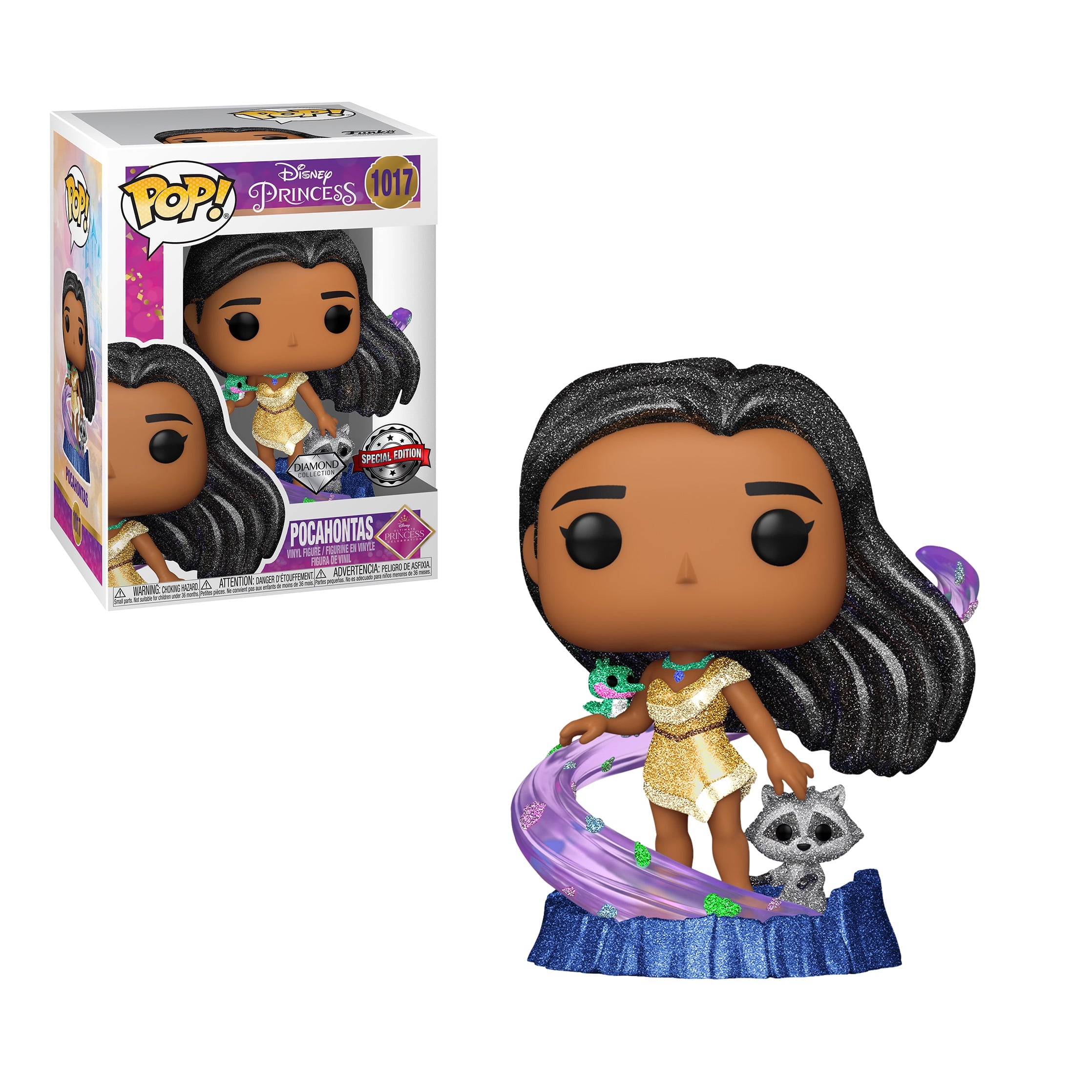 1017.- POP! DISNEY - Pocahontas (with Flit & Meeko) (Diamond Collection) (EXCL. TO SE)