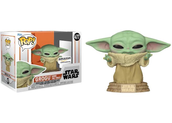 477.- POP! STAR WARS -  Grogu Using The Force (EXCL TO AMAZON)