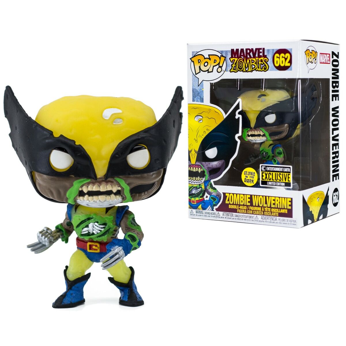 662.- POP! MARVEL - Wolverine (Marvel Zombies) (GITD)(EXCL. TO EE)