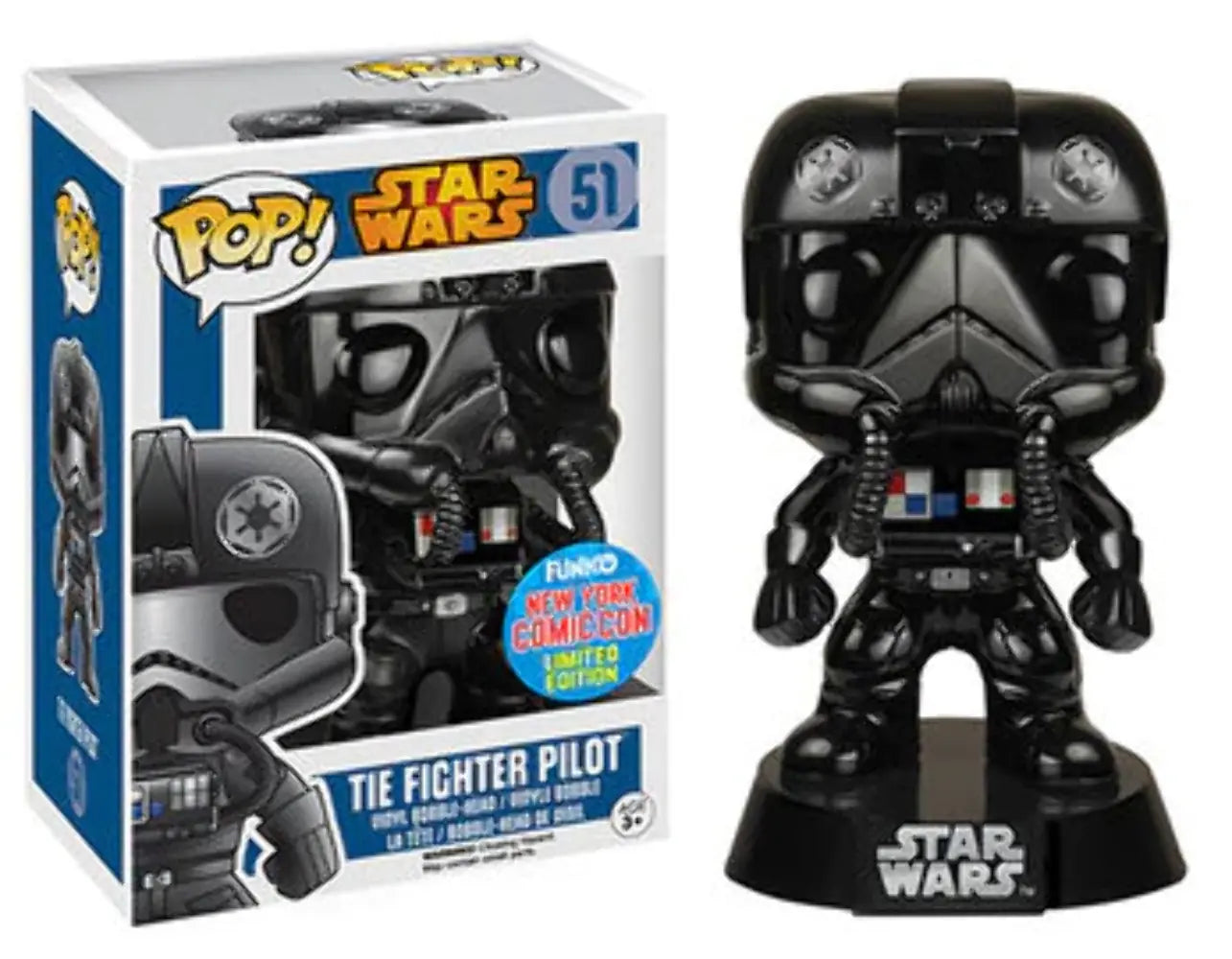 51.- POP! STAR WARS - TIE Fighter Pilot (Chrome Metallic) (EXCL. To COMICON NY)