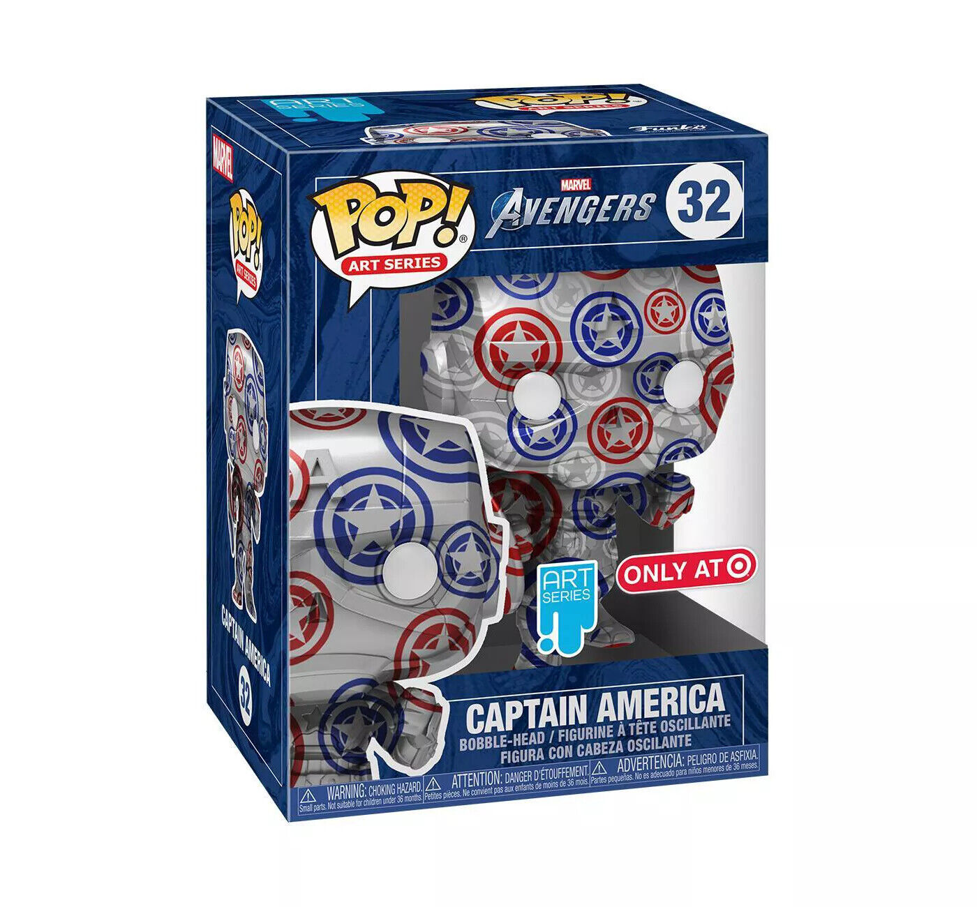 32.- POP! ART SERIES - Captain America (EXCL TO TARGET)