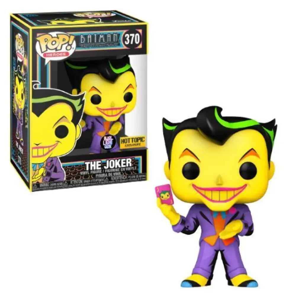 370.- POP! HEROES - Joker (BLACKLIGHT) (EXCL TO HOTOTPIC)