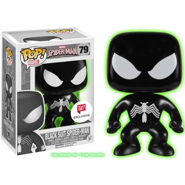 79.- POP! MARVEL - Black Suit Spiderman (GITD)(EXCL. TO SE)